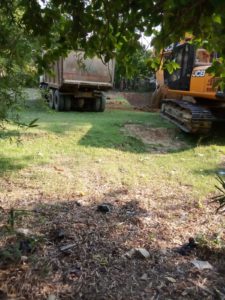 Smuggling of soil from land near Berhampura RI