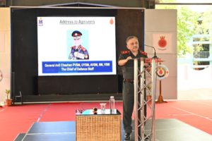 GENERAL ANIL CHAUHAN, CHIEF OF DEFENCE STAFF  VISITS INS CHILKA