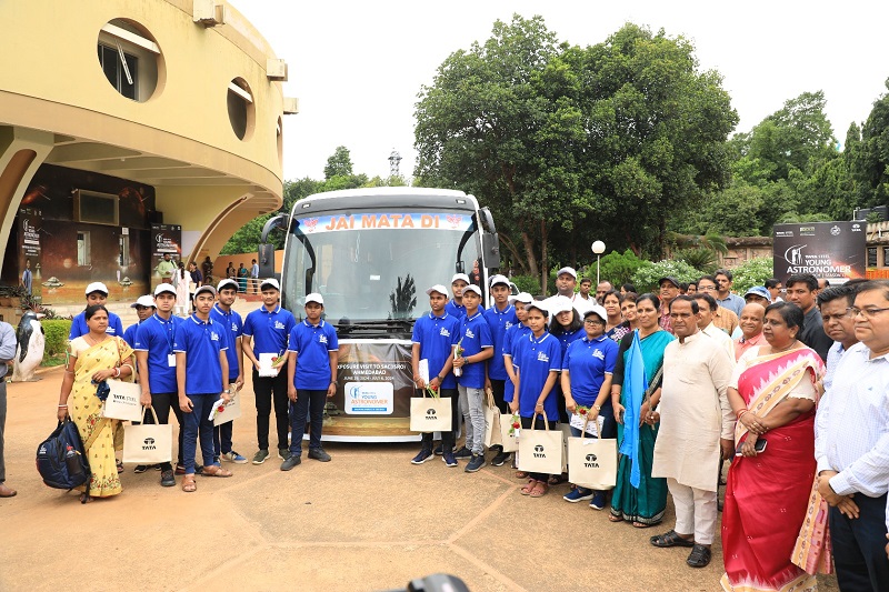 Young Astronomer Talent Search Winners Embark on ISRO Tour to Ahmedabad