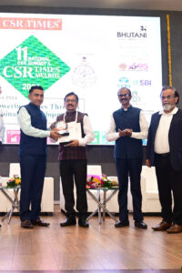 Mission Zero Hunger and Livelihood Programme of JSP honoured with CSR Times Award