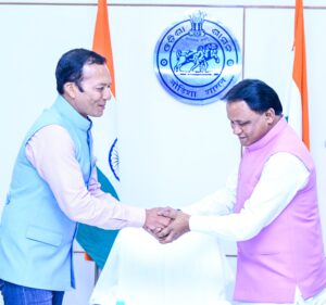 Naveen Jindal Meets Chief Minister & Dy. Chief Minister of Odisha