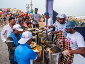 Adani and ISKCON Serve with Nutrition During Puri Rath Yatra_Pic